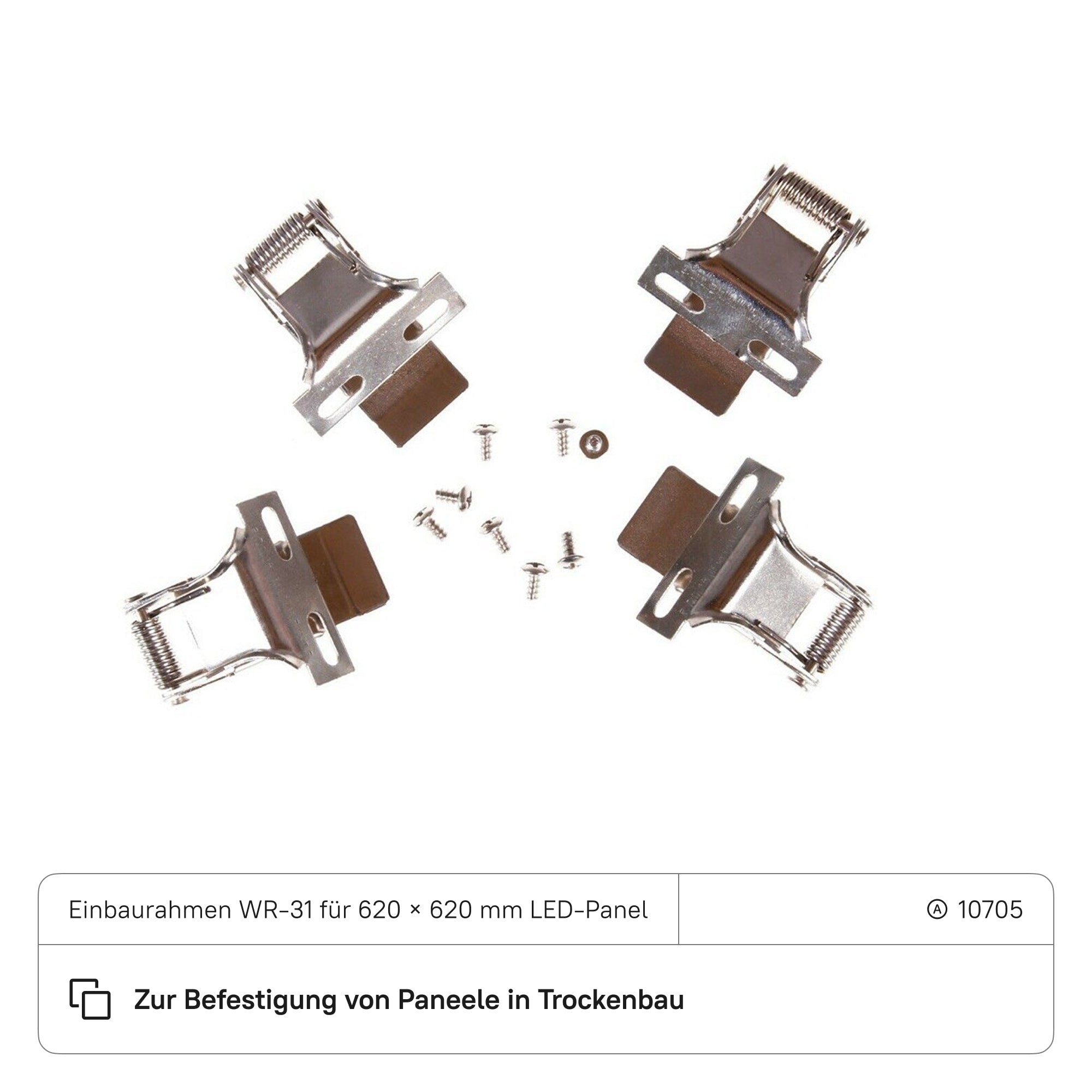 Federklammern, 4 St./Set