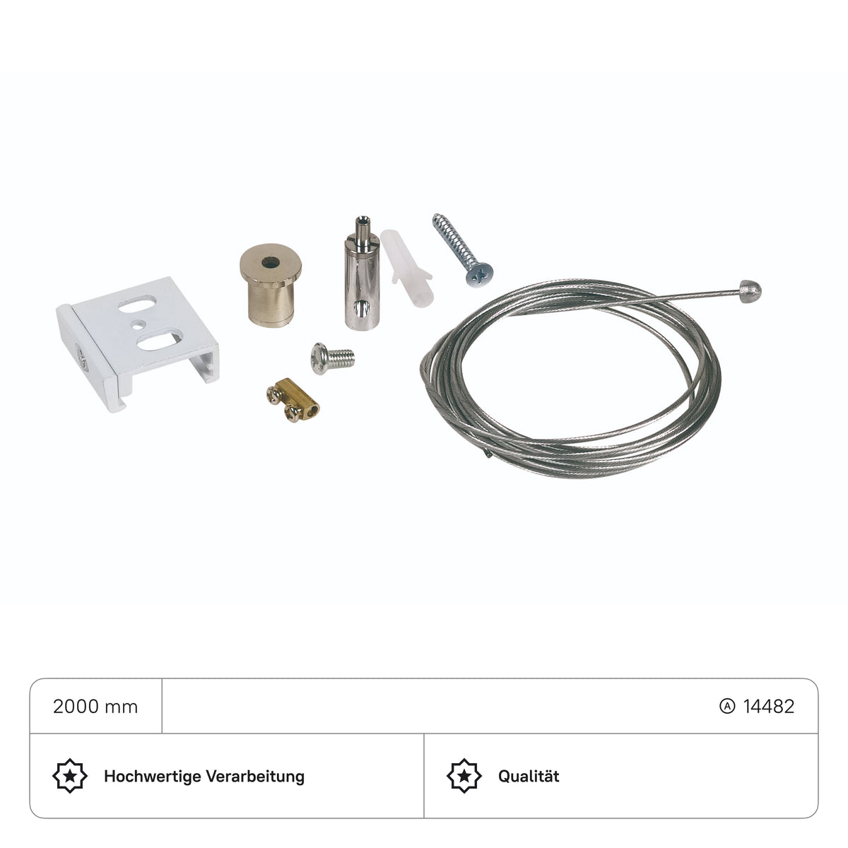Seilabhangung, Set, 2,0 m