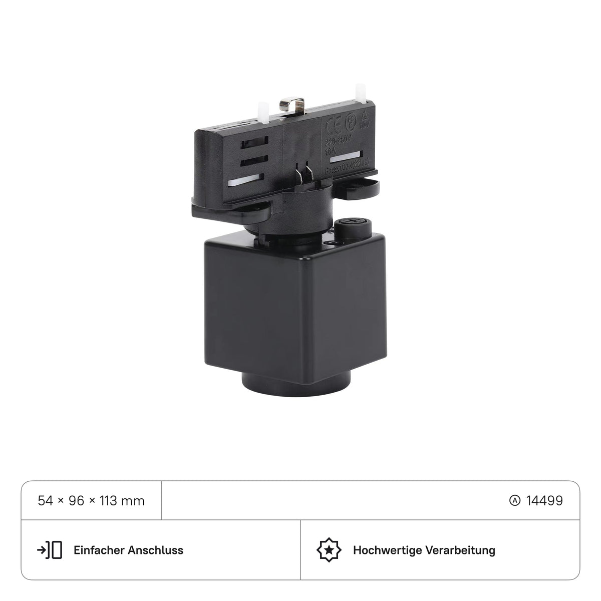 Adapter mit Steckdose 54x96x113